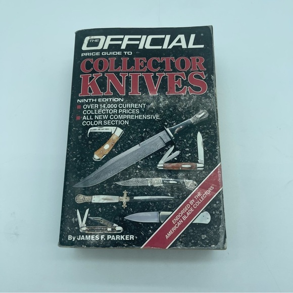 Official Price Guide To Collector Knives Book by James F. Parker Flawed - Picture 1 of 10